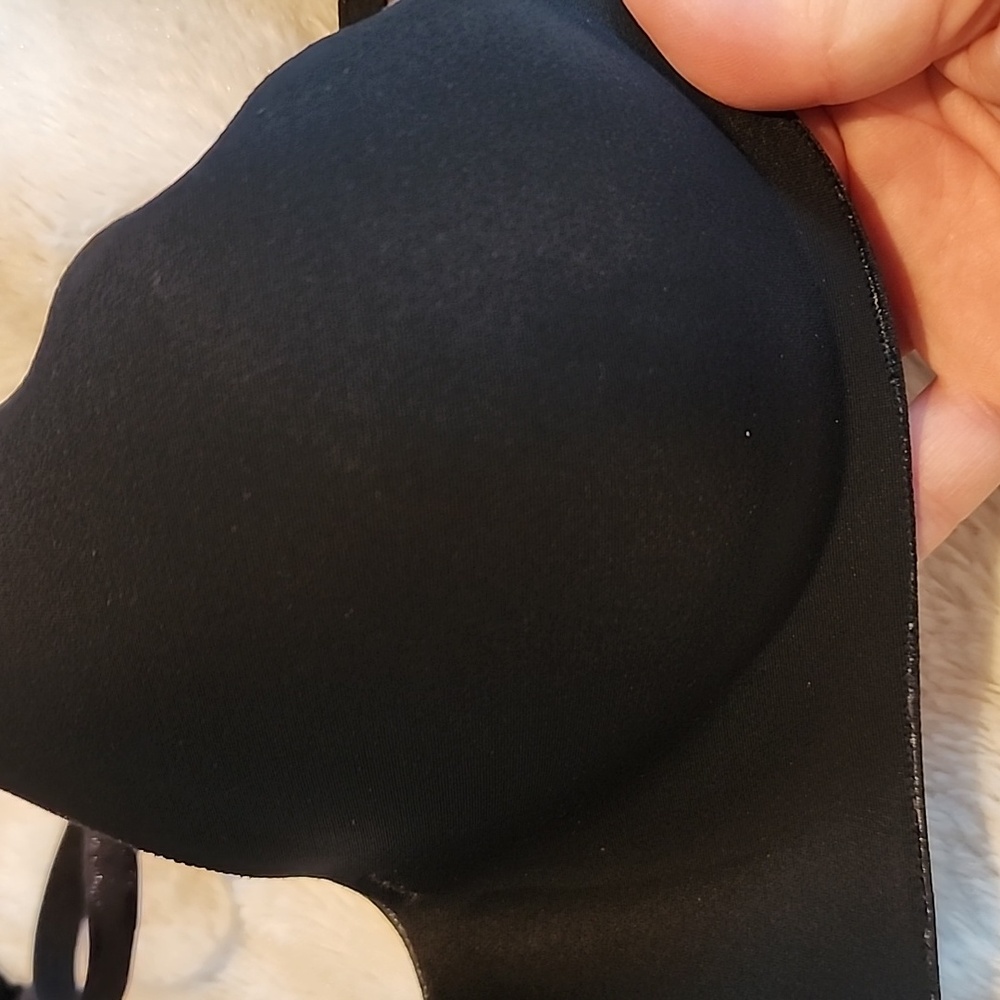 B Tempted By Wacoal Black Scalloped Pushup Bra  Size 34B - Picture 11 of 11